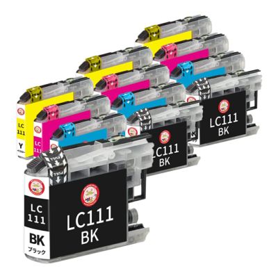 LC111-4PK BR社 互換インクカートリッジ 4色×3組 合計12個 DCP-J952N DCP-J957N DCP-J552N DCP-J557N MFC-J720D インク カートリッジ インクカートリッジプリン