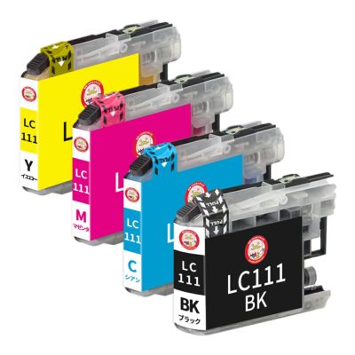 LC111-4PK BR社 互換インクカートリッジ 4色 DCP-J952N DCP-J957N DCP-J552N DCP-J557N MFC-J720D インク カートリッジ インクカートリッジプリンタ プリンタイ