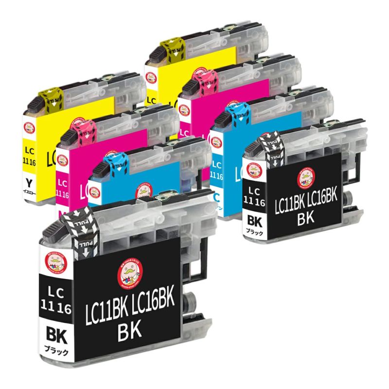 LC11-4PK LC16-4PK brother [ブラザー] 互換インク 4色×2セット