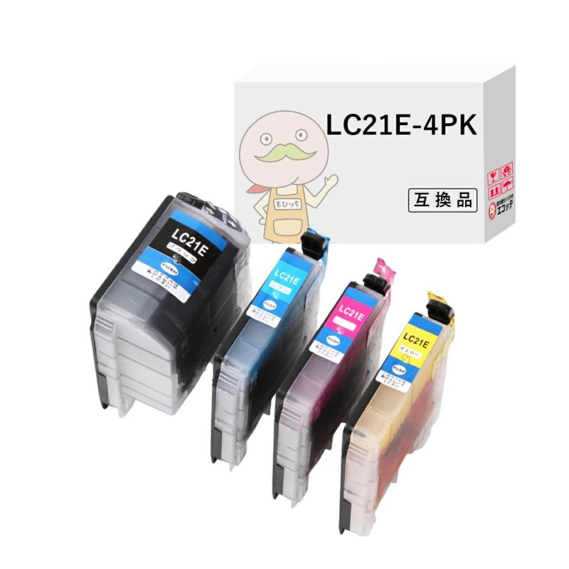 LC21E-4PK brother [ブラザー] 互換インク 4色セット
