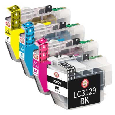 LC3129-4PK BR社 互換インクカートリッジ 4色 MFC-J6995CDW インク プリンターインク 詰換 詰め替え 詰替え 補充インク LC3129 3129