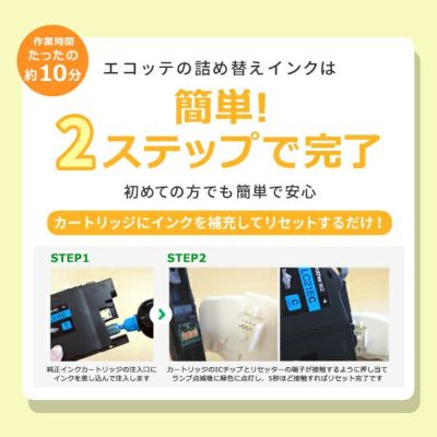 LC21E-4PK BR社 純正用詰め替えインク ビギナーセット 30ml×5本 DCP