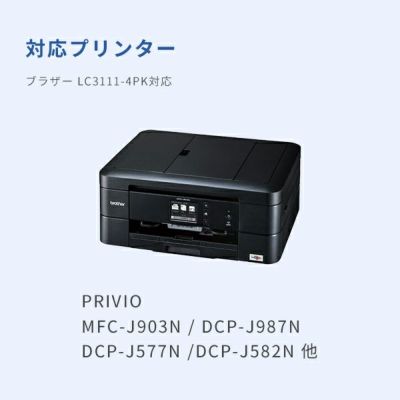 対応プリンターは、PRIVIO DCP-J572N、PRIVIO DCP-J973N-B/W、PRIVIO MFC-J738DN/DWN、です。