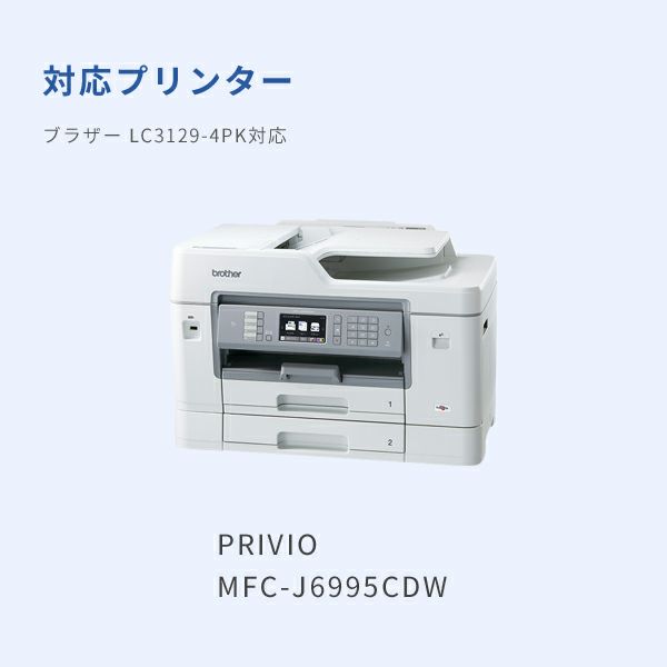 対応プリンターは、PRIVIO WORKS MFC-J6995CDWです。