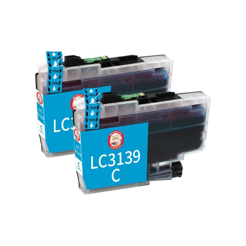 LC3139-4PK brother [ブラザー] 互換インク 顔料シアン2個