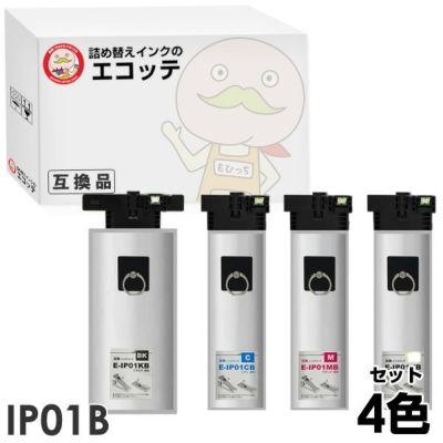 IP01B EPSON(エプソン) 互換インクカートリッジ 4色 PX-M884F PX-M885F PX-S884 PX-S885 PX-S885R2 EPSON インクパック PX-M884F PX-M885F PX-S884 PX-S885 ビジ