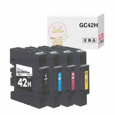 RICOH(リコー) 互換インクカートリッジ 大容量 4色セット SG 5200 リコーgc42h ricoh gc42