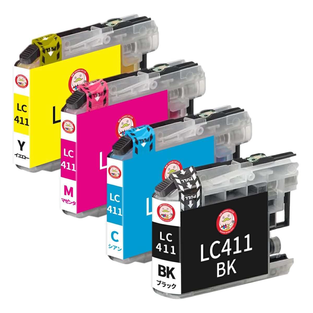 新品 ブラザー インクカートリッジ LC411-4PK 純正 4色セット 数量限定